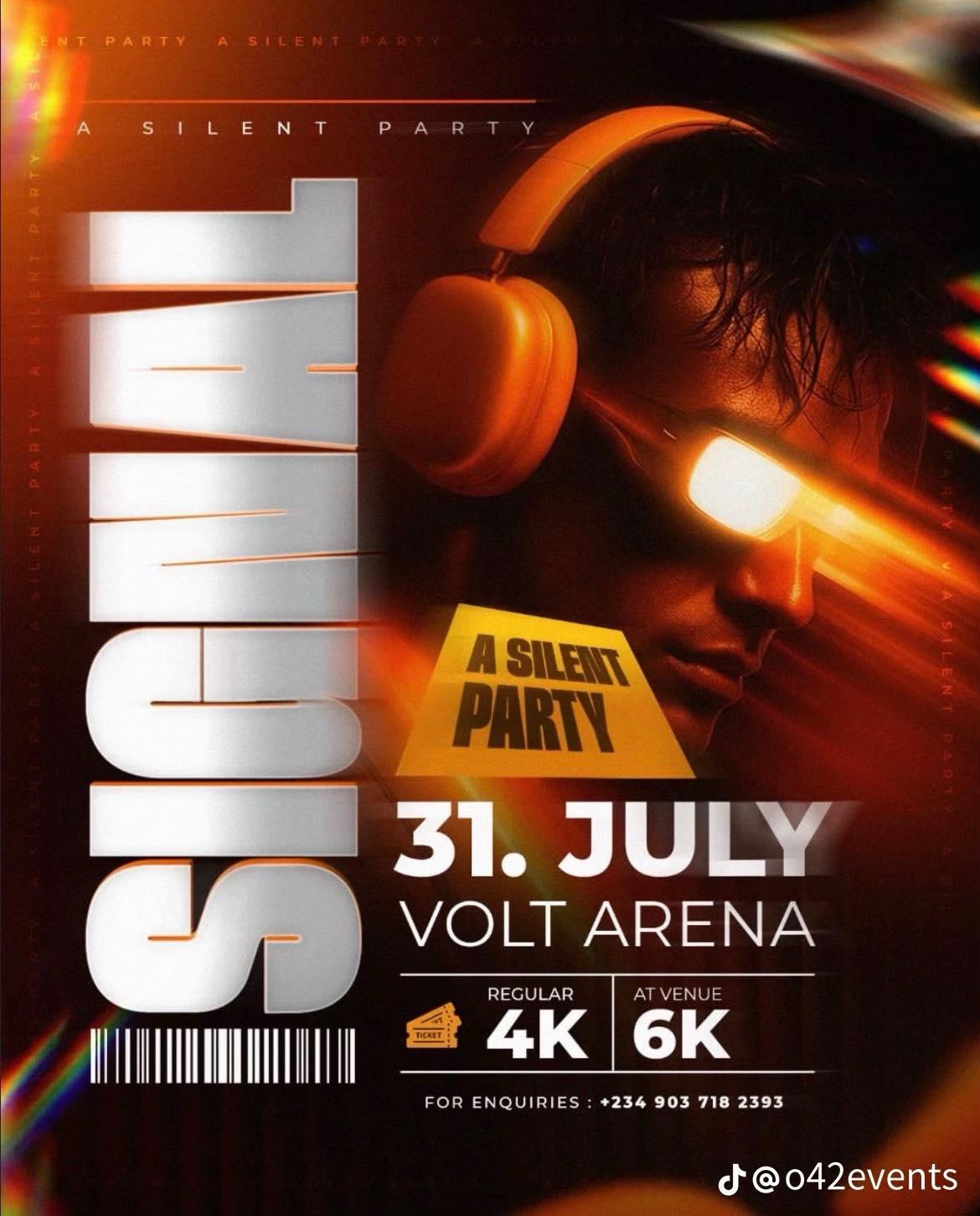 Signal Silent Party in Enugu, Enugu on Fri, 31 Jul
